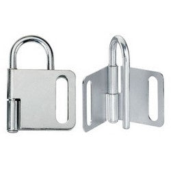 Master Lock 418 | Safety Lockout Hasp, Not Keyed, Heavy Duty, 3-1/4" Length x 2-3/8" Width, 1" Jaw Clearance, 9/32" Shackle Diameter, Steel