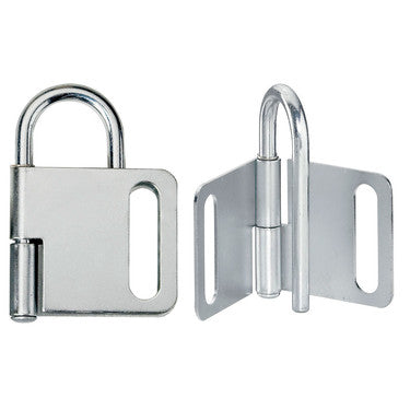 Master Lock 418 | Safety Lockout Hasp, Not Keyed, Heavy Duty, 3-1/4" Length x 2-3/8" Width, 1" Jaw Clearance, 9/32" Shackle Diameter, Steel