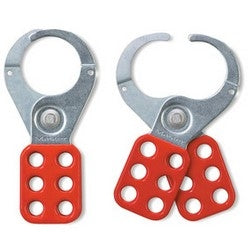 Master Lock 421 | Safety Lockout Hasp, Scissor, 5" Length x 2-3/8" Width, 1-1/2" Jaw Clearance, 9/32" Shackle Diameter, Steel