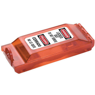 Master Lock 496B | Wall Switch Cover, Universal, Red, for Toggle/Paddle Switch