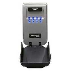 Master Lock 5425D | Combination Lock Box, Numeric, Light Up Dial, Wall Mount, 2-7/8" Width
