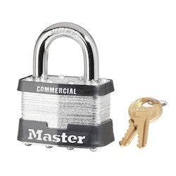 Master Lock 5KA3807 | Laminated Steel Padlock, 2" Body, Keyed Alike to #3807