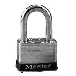 Master Lock 5LF KA A844 | Tumbler Padlock, Keyed Alike, 4-Pin W1 Cylinder, 2" Width, 1-1/2" Shackle Clearance, Laminated Steel with (2) A844 Key