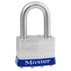 Master Lock 5UPLF | Tumbler Padlock, Not Keyed, Universal, 4-Pin Cylinder, 2" Width, 1-1/2" Shackle Clearance, Laminated Steel