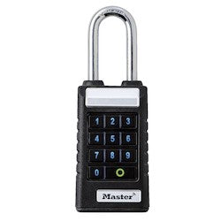 Master Lock 6400LJENT | Bluetooth Padlock with Keypad, 2-1/2" Long Shackle, Enterprise Use