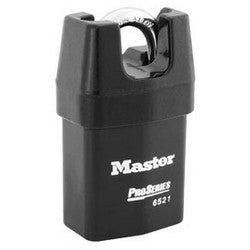 Master Lock 6521WO | Padlock, Proseries, Rekeyable, Shrouded Interchangeable Core, 2-1/8" Width, 3/4" Shackle Clearance, Laminated Steel without Cylinder