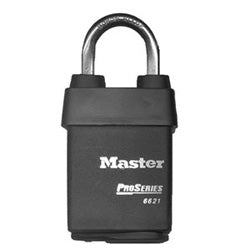 Master Lock 6621D035KZ | Weather Tough Padlock, 2-1/8" Body, Yale Y1 Keyway