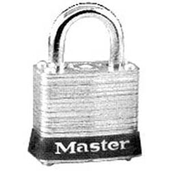 Master Lock 7 MK SM70 | Laminated Steel Padlock, 1-1/8" Body, 9/16" Steel Shackle, Master Keyed