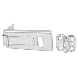 Master Lock 702D | Lock Hasp, 2-1/2" Length, Hardened Steel, Zinc Plated with Locking Eye