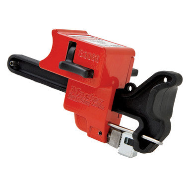 Master Lock S3068 | Ball Valve Lockout, Seal Tight, Handle-On, Not Keyed, Aluminum and Steel, Red