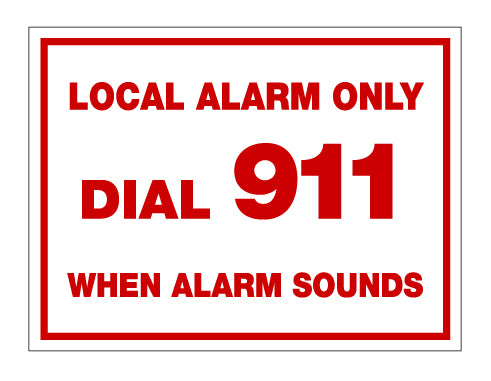 Maxwell Alarm Screen Inc SN-131-DI | Caution Sign, 8 in. x 6 in., Polyethylene, Red/Black on White