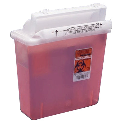 Mckesson Medical Surgical Inc 8507SA | Sharps Container, 5 Quart, Red