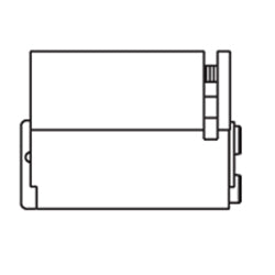 Medeco 310100A-W-26-B3-S | Deadbolt Cylinder, 310100A Series, W Profile, Bright Chrome (26), B3 Function, Single Keyed
