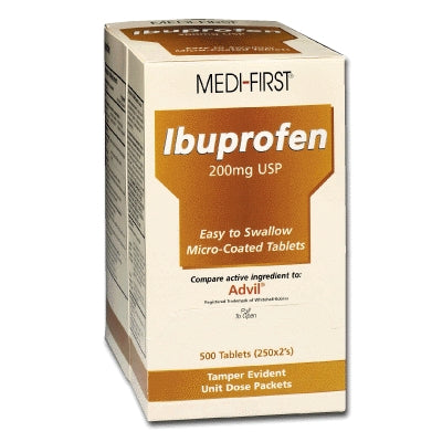 Medique Products 80848 | Medi-First Ibuprofen, Industrial Pack, 250 Tablets