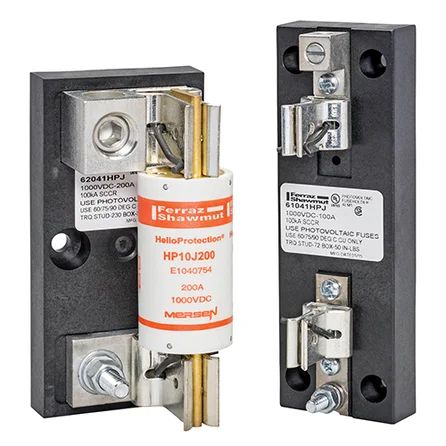 Mersen 62011HPJ | Fuse Block 1000VDC Photovoltaic 200A 1-Pole Stud