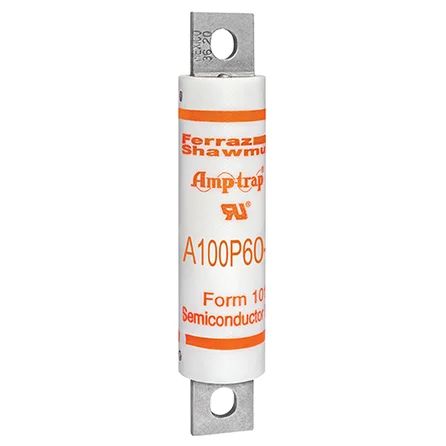 Mersen A100P60-4 | High Speed Fuse Amp-Trap A100P 1000VAC 750VDC 60A Bolted Blade