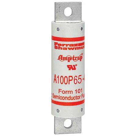 Mersen A100P65-4 | High Speed Fuse Amp-Trap A100P 1000VAC 750VDC 65A Bolted Blade