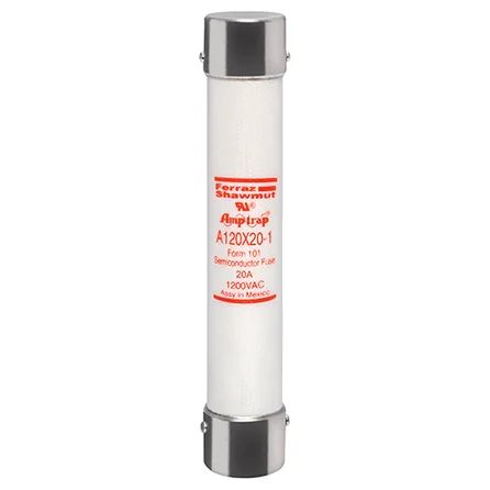 Mersen A120X20-1 | High Speed Fuse Amp-Trap A120X 1200VAC 1000VDC 20A Ferrule