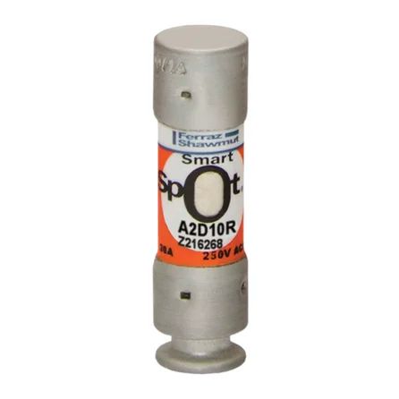 Mersen A2D10R | Fuse A2D-R - Class RK1 - Time-Delay 250VAC 250VDC 10A Ferrule SmartSpot Amp-Trap 2000