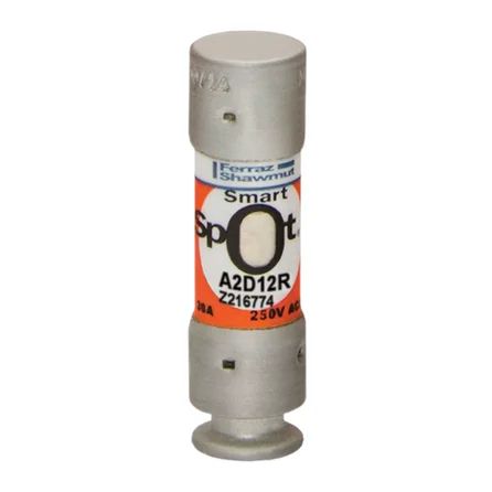 Mersen A2D12R | Fuse A2D-R - Class RK1 - Time-Delay 250VAC 250VDC 12A Ferrule SmartSpot Amp-Trap 2000