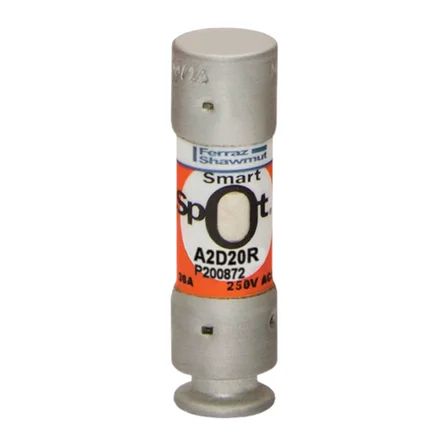 Mersen A2D20R | Fuse A2D-R - Class RK1 - Time-Delay 250VAC 250VDC 20A Ferrule SmartSpot Amp-Trap 2000