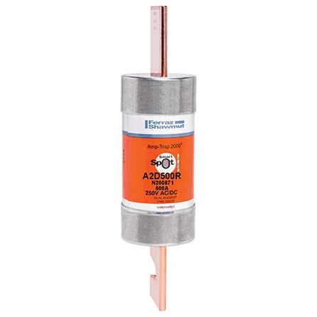 Mersen A2D500R | Fuse A2D-R - Class RK1 - Time-Delay 250VAC 250VDC 500A Blade SmartSpot Amp-Trap 2000