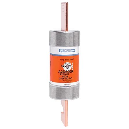 Mersen A2D600R | Fuse A2D-R - Class RK1 - Time-Delay 250VAC 250VDC 600A Blade SmartSpot Amp-Trap 2000