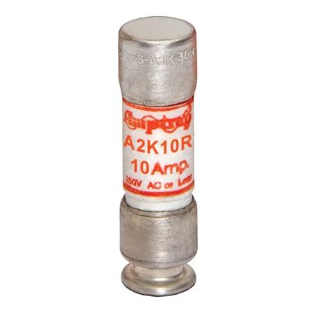 Mersen A2K10R | Fuse A2K-R - Class RK1 - Fast-Acting 250VAC 250VDC 10A Ferrule Amp-Trap