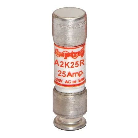 Mersen A2K25R | Fuse A2K-R - Class RK1 - Fast-Acting 250VAC 250VDC 25A Ferrule Amp-Trap