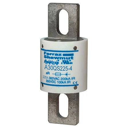 Mersen A30QS225-4 | High Speed Fuse Amp-Trap A30QS 300VAC 300VDC 225A Blade