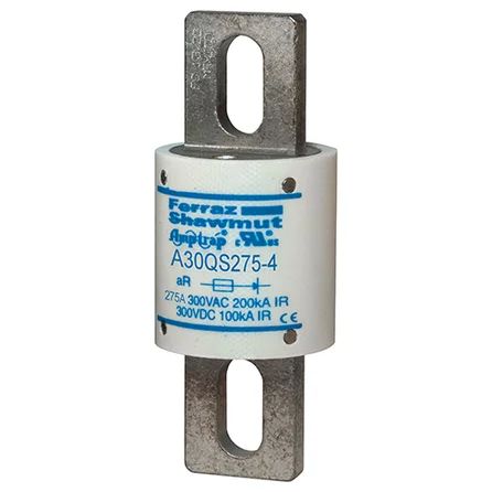 Mersen A30QS275-4 | High Speed Fuse Amp-Trap A30QS 300VAC 300VDC 275A Blade
