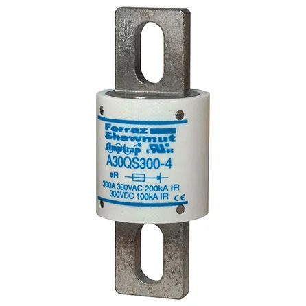 Mersen A30QS300-4 | High Speed Fuse Amp-Trap A30QS 300VAC 300VDC 300A Blade