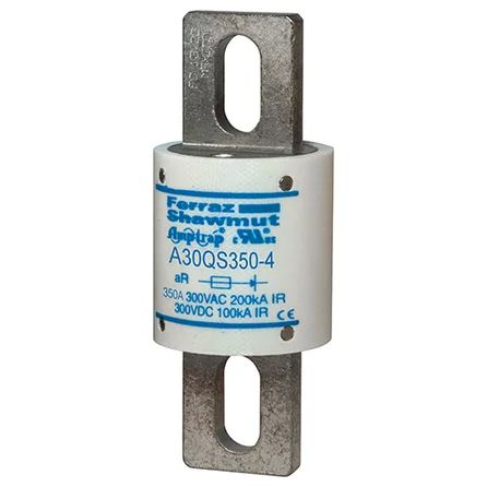 Mersen A30QS350-4 | High Speed Fuse Amp-Trap A30QS 300VAC 300VDC 350A Blade