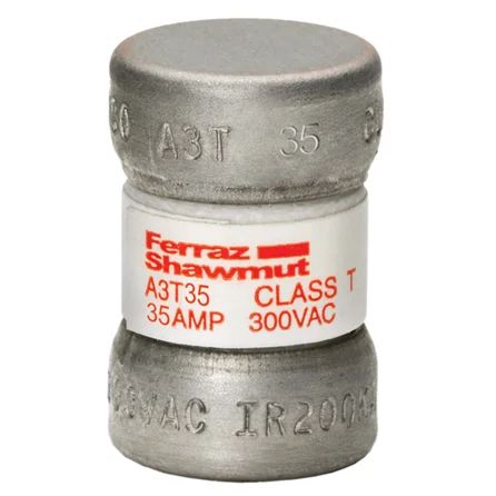 Mersen A3T35 | Fuse A3T - Class T - Fast-Acting 300VAC 160VDC 35A Ferrule Amp-Trap