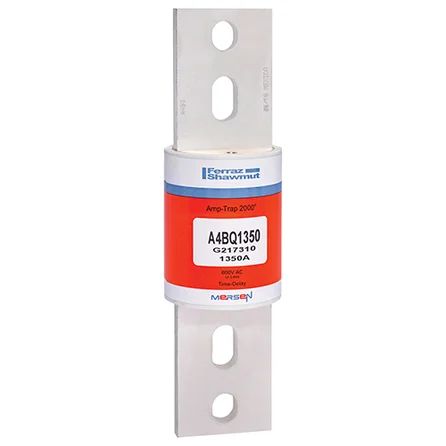 Mersen A4BQ1350 | Fuse A4BQ - Class L - Time-Delay 600VAC 500VDC 1350A Blade Amp-Trap 2000