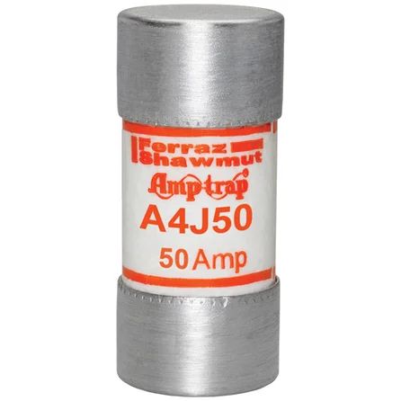 Mersen A4J50 | Fuse A4J - Class J - Fast-Acting 600VAC 300VDC 50A Ferrule Amp-Trap