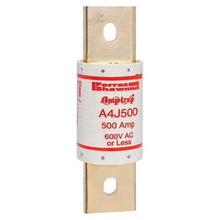 Mersen A4J500 | Fuse A4J - Class J - Fast-Acting 600VAC 300VDC 500A Blade Amp-Trap