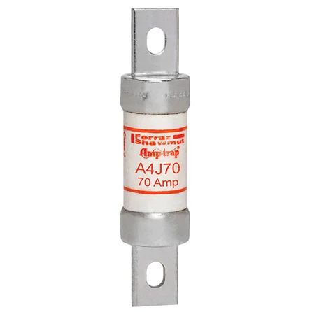 Mersen A4J70 | Fuse A4J - Class J - Fast-Acting 600VAC 300VDC 70A Blade Amp-Trap