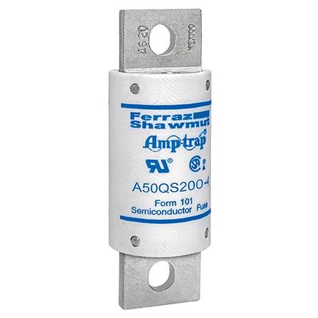 Mersen A50QS200-4 | High Speed Fuse Amp-Trap A50QS 500VAC 500VDC 200A Blade