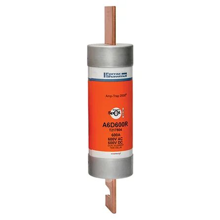 Mersen A6D600R | Fuse A6D-R - Class RK1 - Time-Delay 600VAC 600VDC 600A Blade SmartSpot Amp-Trap 2000