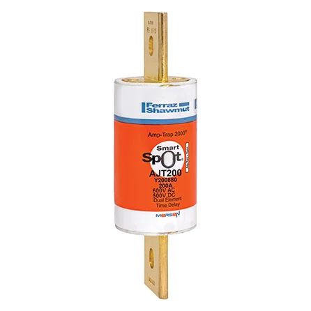 Mersen AJT200 | Fuse AJT - Class J - Time-delay 600VAC 500VDC 200A Blade SmartSpot Amp-Trap 2000
