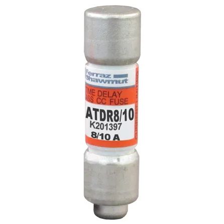 Mersen ATDR8/10 | Fuse ATDR - Class CC - Time-Delay 600VAC 300VDC 0.8A Ferrule Amp-Trap 2000