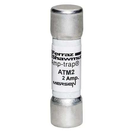 Mersen ATM2 | Fuse ATM - Midget - Fast-Acting 600VAC 600VDC 2A Ferrule Amp-Trap