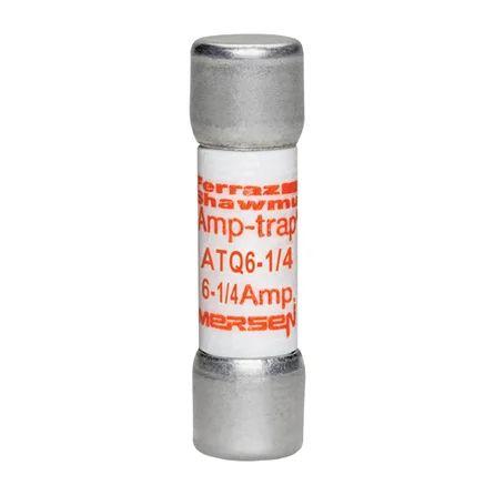 Mersen ATQ6-1/4 | Fuse ATQ - Midget - Time-Delay 500VAC 6.25A Ferrule Amp-Trap