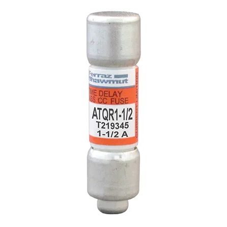 Mersen ATQR1-1/2 | Fuse ATQR - Class CC - Time-Delay 600VAC 300VDC 1.5A Ferrule Amp-Trap 2000