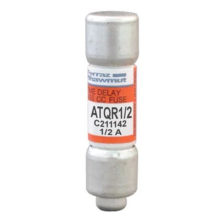 Mersen ATQR1/2 | Fuse ATQR - Class CC - Time-Delay 600VAC 300VDC 0.5A Ferrule Amp-Trap 2000