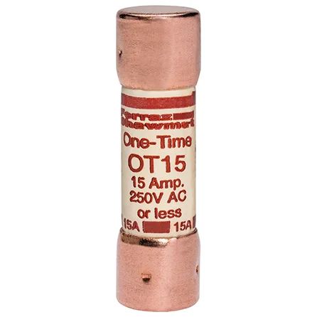 Mersen OT15 | Fuse OT - Class K5 - Fast-Acting 250VAC 250VDC 15A Ferrule Amp-Trap