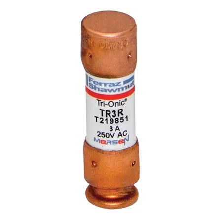 Mersen TR3R | Fuse TR-R - Class RK5 - Time-Delay 250VAC 160VDC 3A Ferrule Tri-Onic