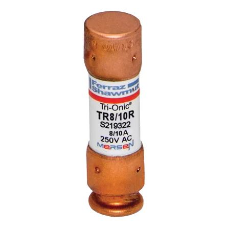 Mersen TR8/10R | Fuse TR-R - Class RK5 - Time-Delay 250VAC 250VDC 0.8A Ferrule Tri-Onic