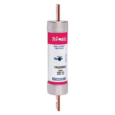 Mersen TRS200RID | Fuse TRS-R - Class RK5 - Time-Delay 600VAC 600VDC 200A Blade SmartSpot Tri-Onic